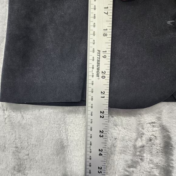 Vintage Brett Alixander Jacket Womens 12 Black Stretch Sueded Polyester Lined - Picture 8 of 12